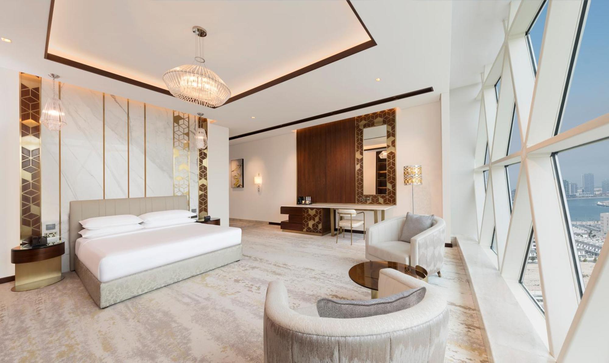 Velero Hotel Doha Lusail Екстериор снимка A bedroom at the Ritz-Carlton, DIFC