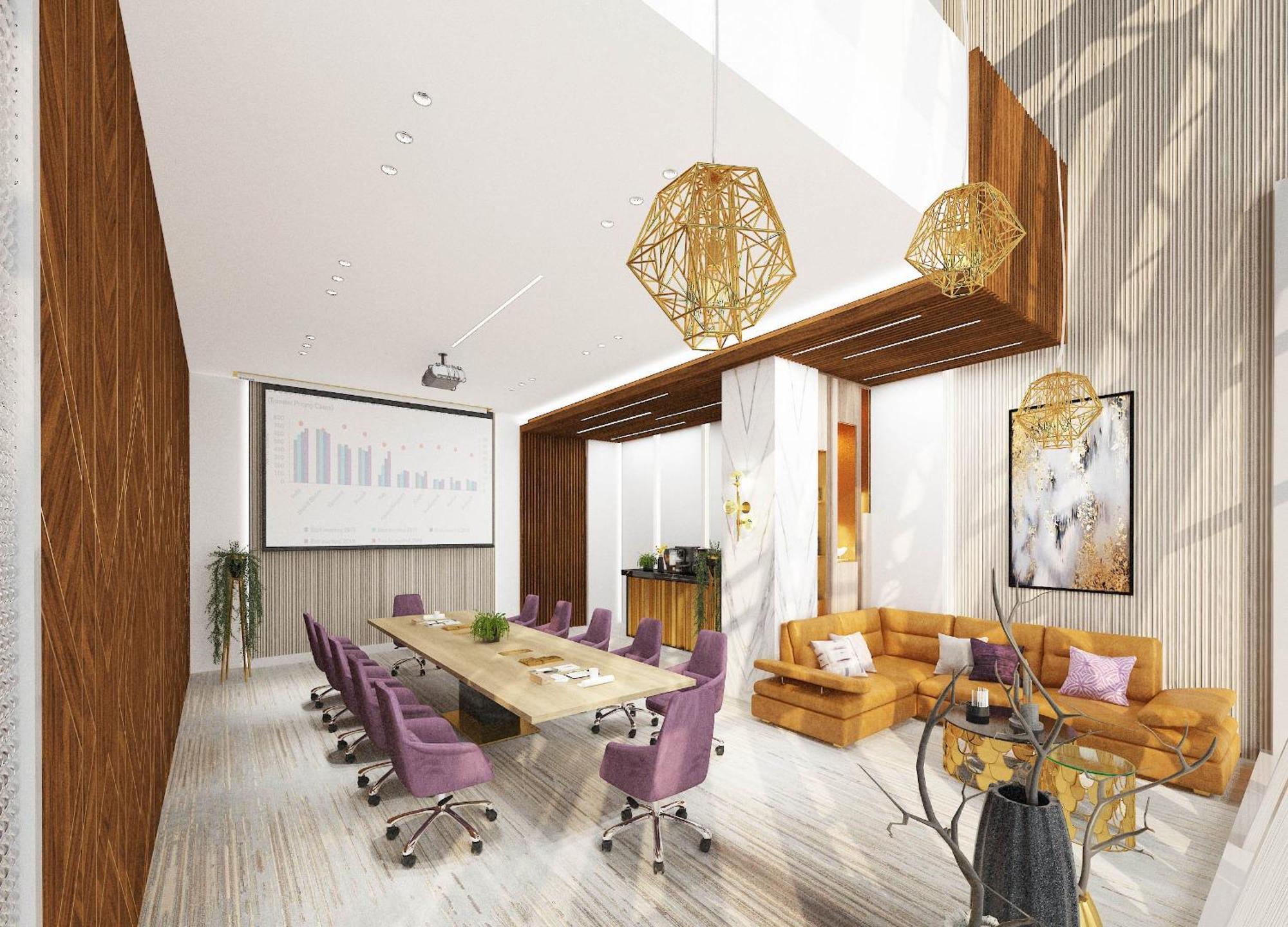 Velero Hotel Doha Lusail Екстериор снимка 3D rendering of a meeting room