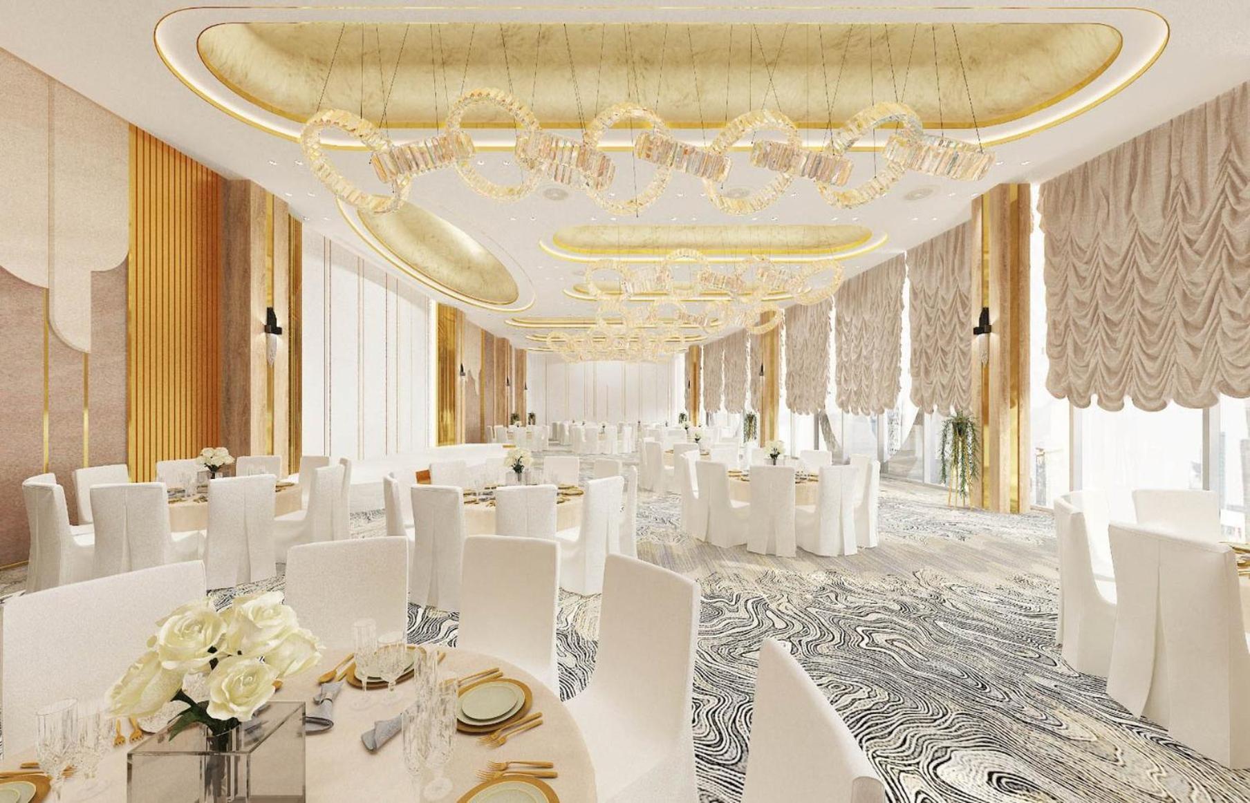 Velero Hotel Doha Lusail Екстериор снимка The interior of the restaurant